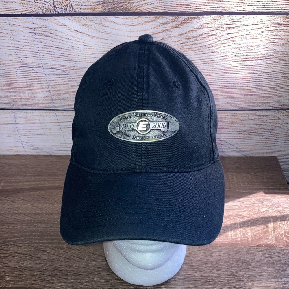 Rare Estes Express Lines 75th Anniversary OSFA Black Hat